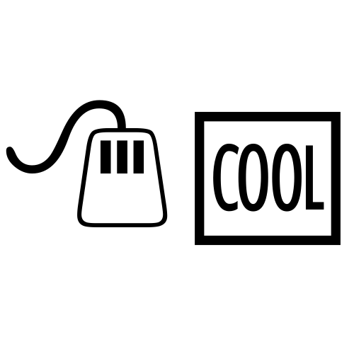 🖱🆒 Emoji Domain black and white Symbola rendering